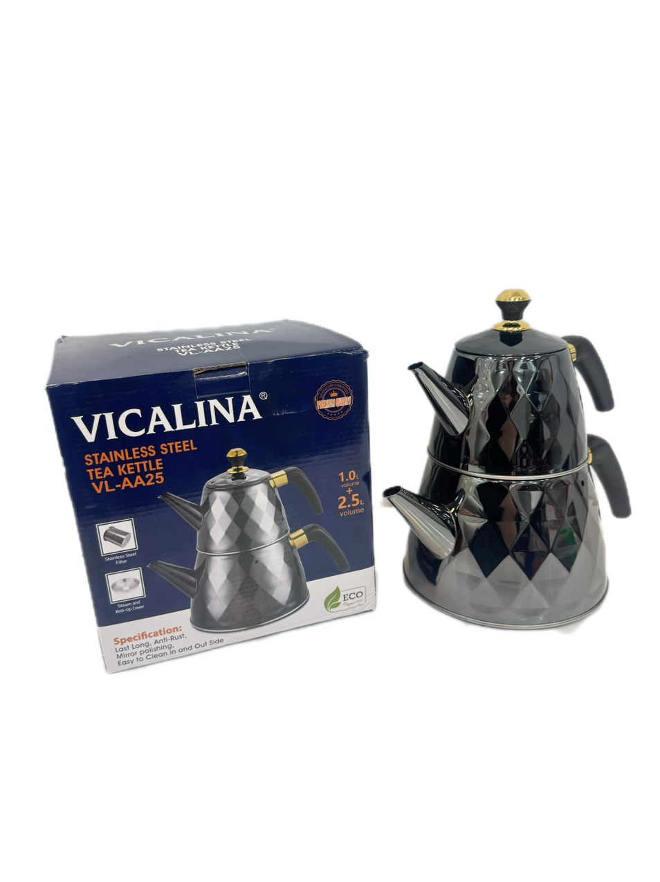 ست کتری قوری ویکالینا مدلVL-AA25