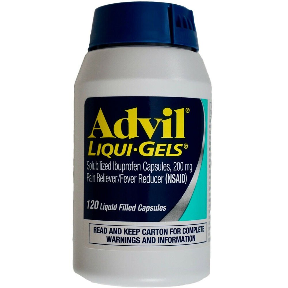 کپسول 120 عددی ضد درد ادویل لیکوئی | Advil Liqui Gels 200 mg Ibuprofen