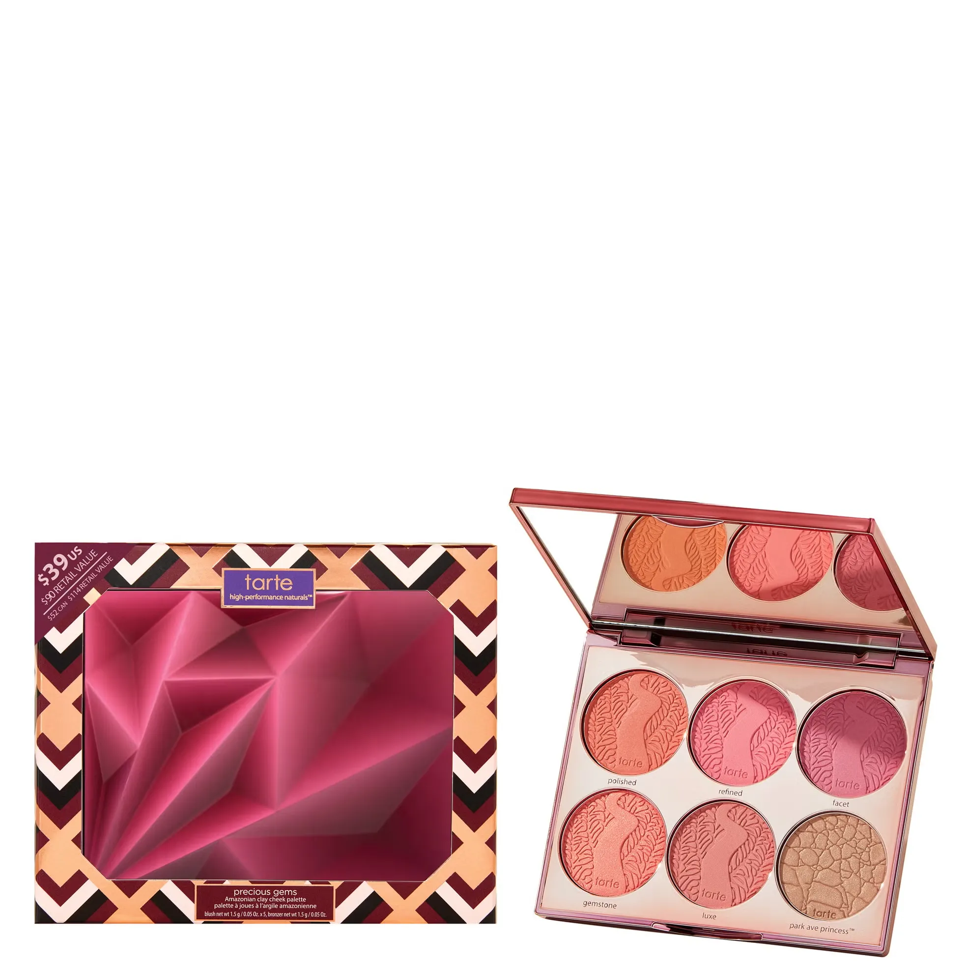 پالت رژگونه Precious Gems تارت | tarte precious gems cheek palette