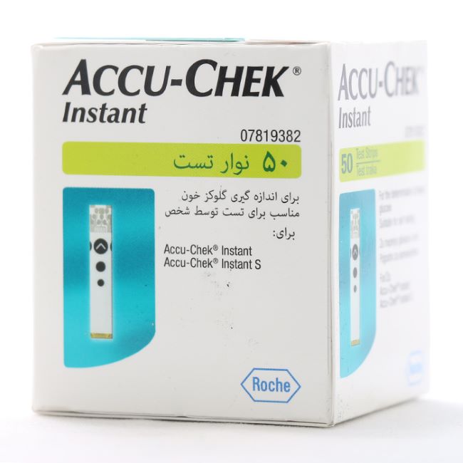 نوار تست قند خون اكيوچك اينستنت (50 عددی)
