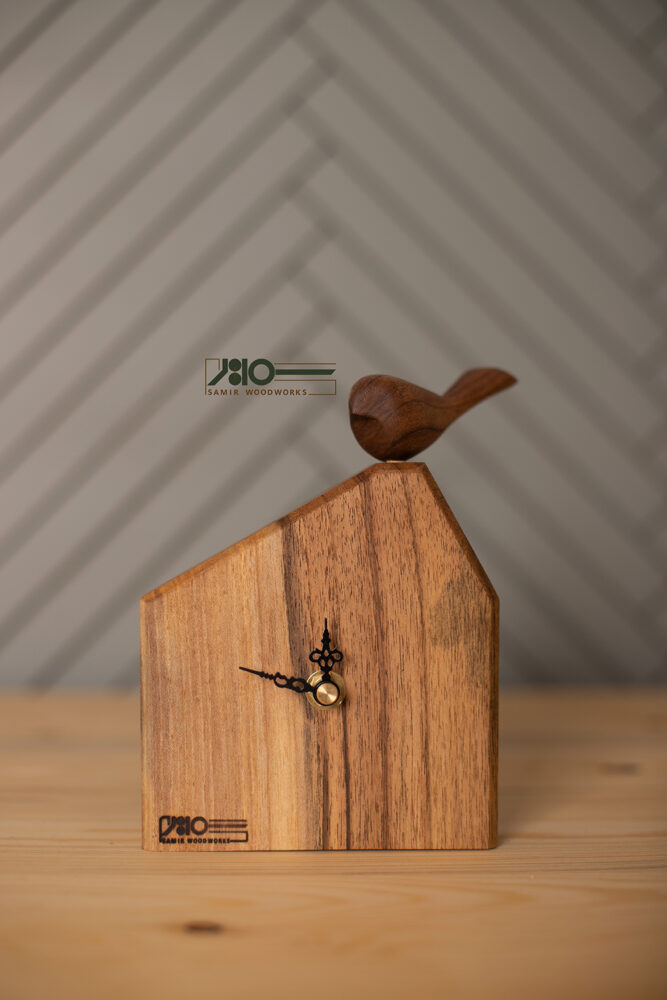 ساعت رومیزی چوبی DW110