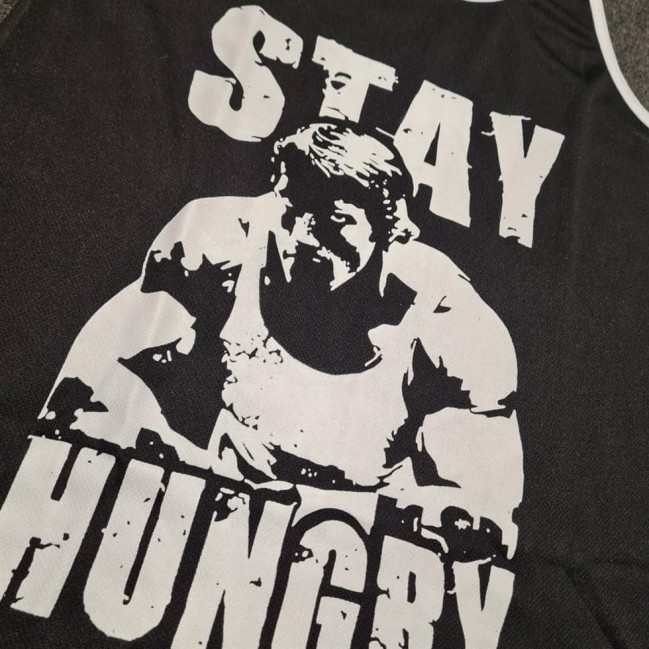 تاپ مردانه قهرمانی Stay hungry تکی