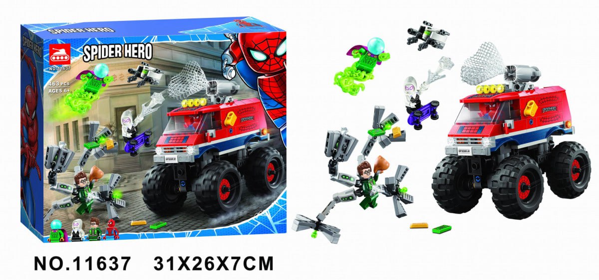 لگو اسپایدر من و دکتر استرنج ۴۶۳ قطعه SPIDER HERO مدل 11637