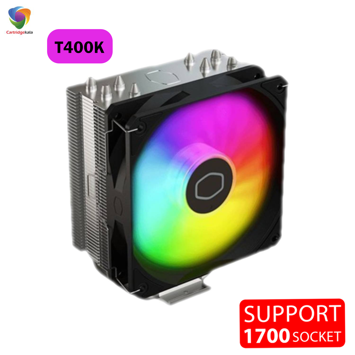 خنک کننده پردازنده کولرمستر مدل T400k ARGB