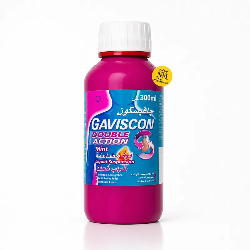 شربت گاویسکون دابل اکشن نعناع Gaviscon Double Action - 300 میلی لیتر