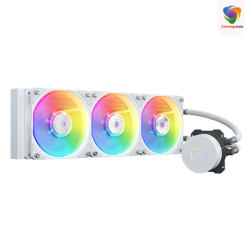 خنک کننده پردازنده کولرمستر سفید مدل MASTERLIQUID ML360L V2 ARGB