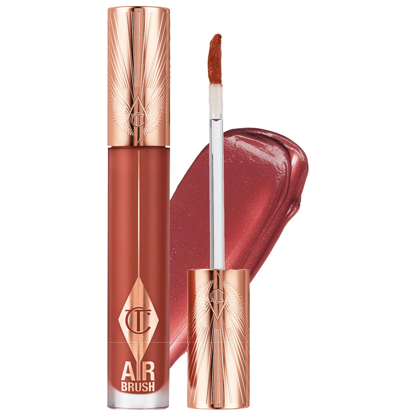 رژ لب مایع Air Brush شارلوت تیلبری | Charlotte Tilbury air brush flawless lip blur matte liquid lipstick