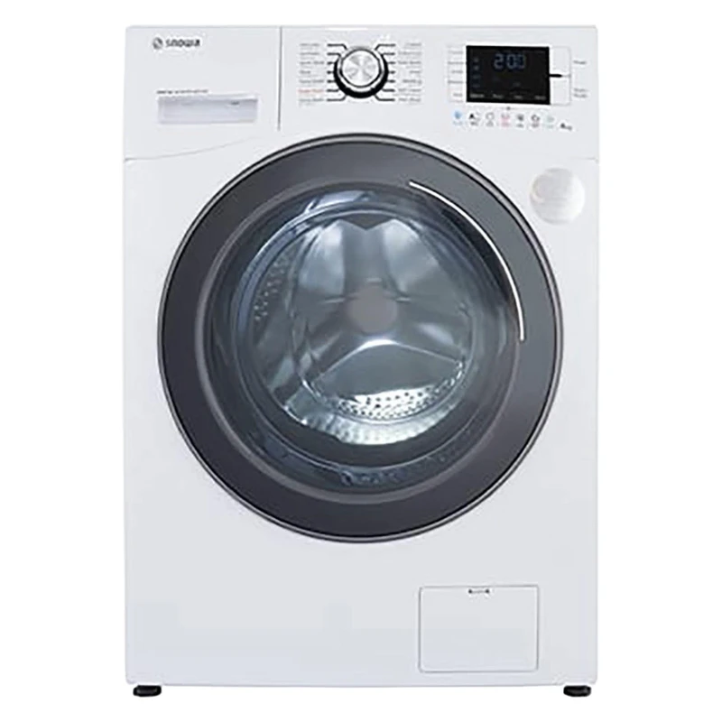 ماشین لباسشویی 8 کیلوگرم اتوماتیک اسنوا مدل SWM-D80W رنگ سفید