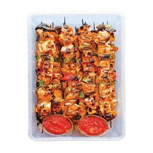 ده سیخ خوراک کباب فیله جوجه بلغاری