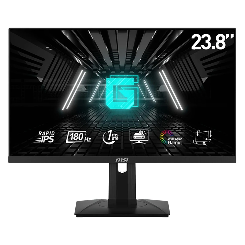 مانیتور گیمینگ 23.8 اینچ ام اس آی مدل G244PF-E2 رنگ مشکی