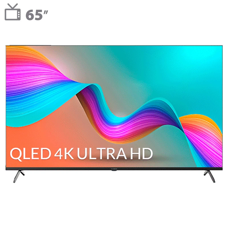 تلویزیون 65 اینچ کیو ال ای دی هوشمند ایکس ویژن مدل 65XH15 رنگ مشکی