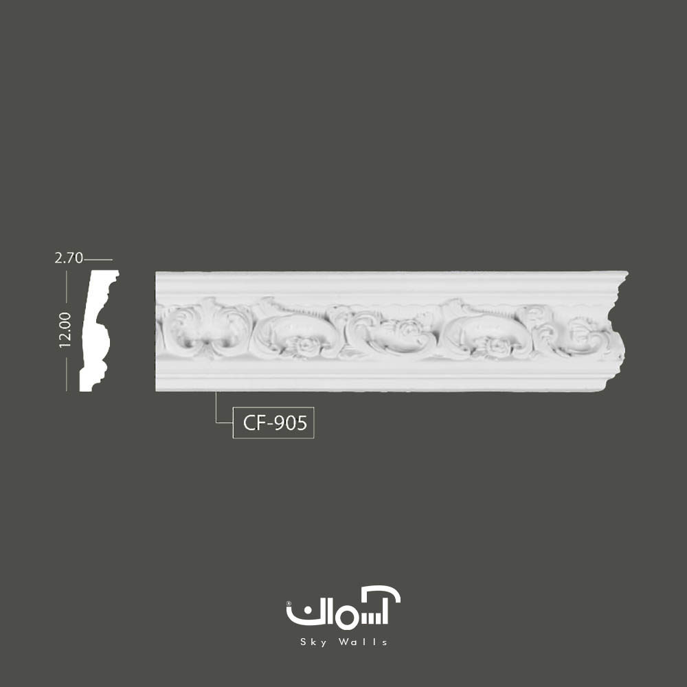 قاب بندی پلی یورتان تخت 12 سانتی کلاسیک