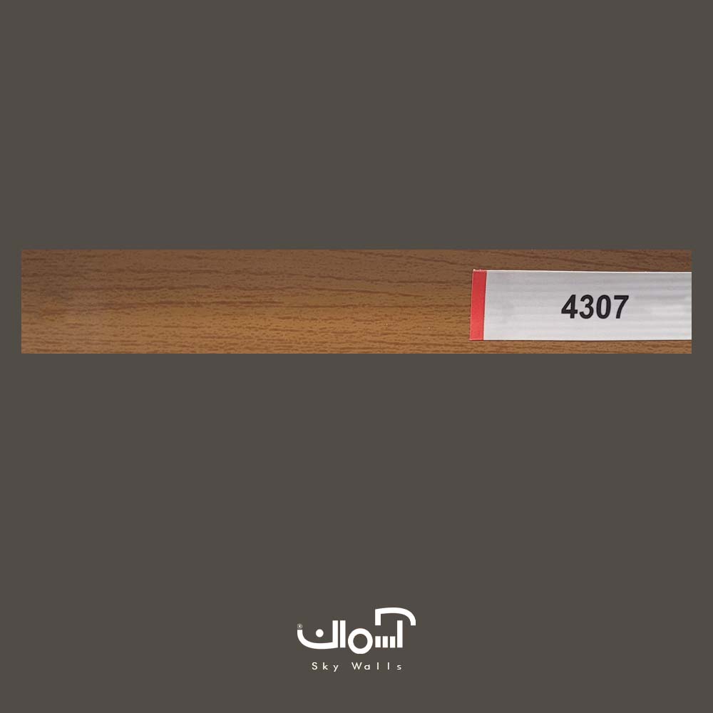 کرکره فلزی طرح چوب قهوه ای کد 4307