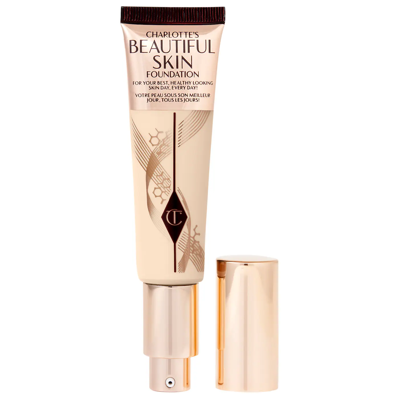 کرم پودر بیوتیفول اسکین شارلوت تیلبری | Charlotte Tilbury Beautiful Skin Foundation