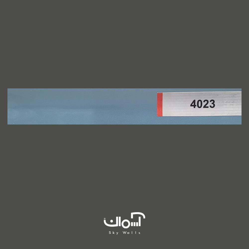 پرده کرکره فلزی آبی کد 4023