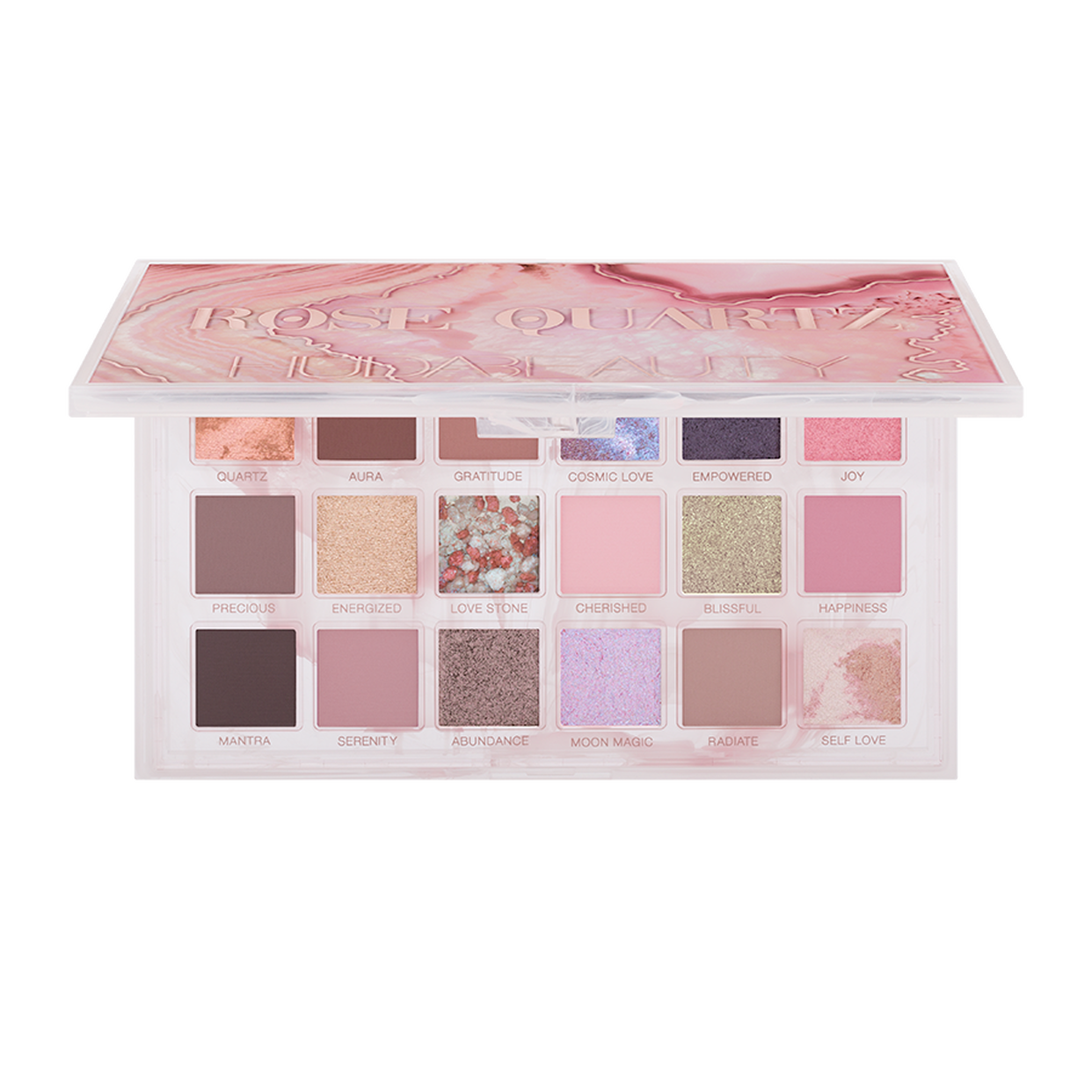 پالت سایه رز کوارتز هدی بیوتی | Rose Quartz Eyeshadow Palette Huda Beauty
