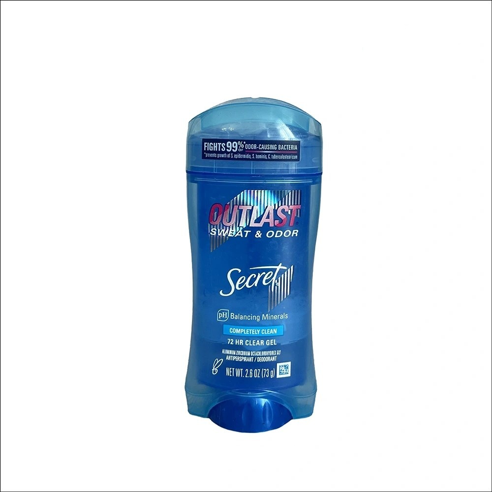 مام ژله ای سکرت مدل Completely Clean حجم 73g - ماندگاری 72 ساعته Secret Outlast
