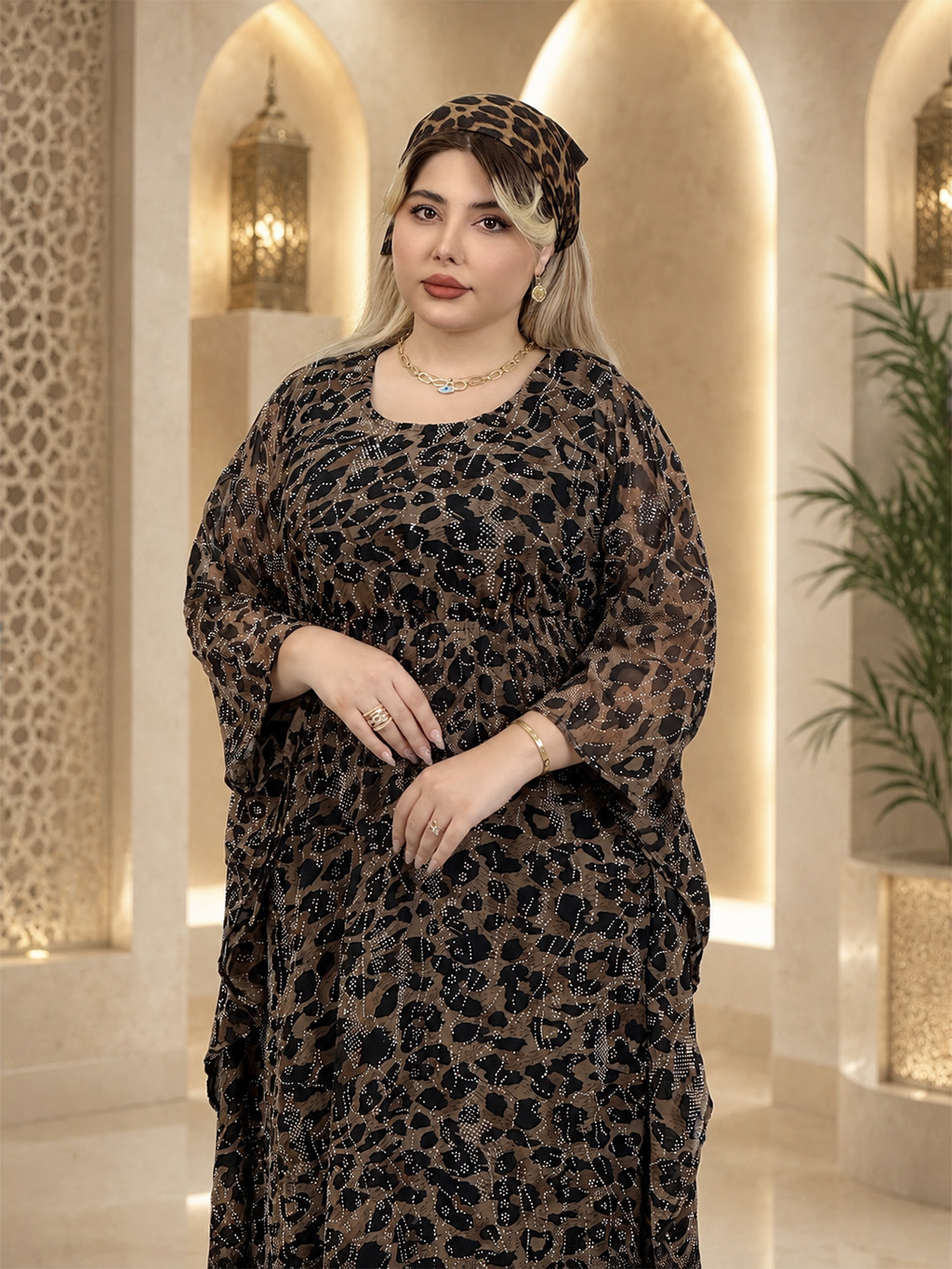 پیراهن مجلسی حریر سنگدار فاخر عبا
