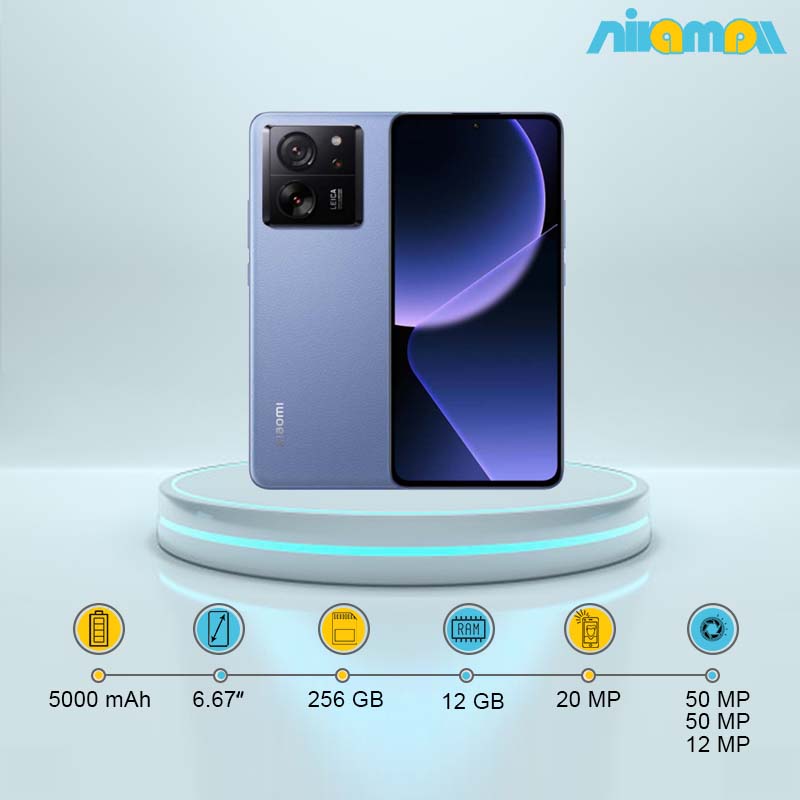 گوشی موبایل شیائومی مدل Xiaomi 13T 5G دو سیم کارت ظرفیت 256 گیگابایت و رم 12 گیگابایت