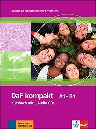 DaF kompakt Kursbuch + Ubungsbuch A1 – B1 (سیاه سفید)