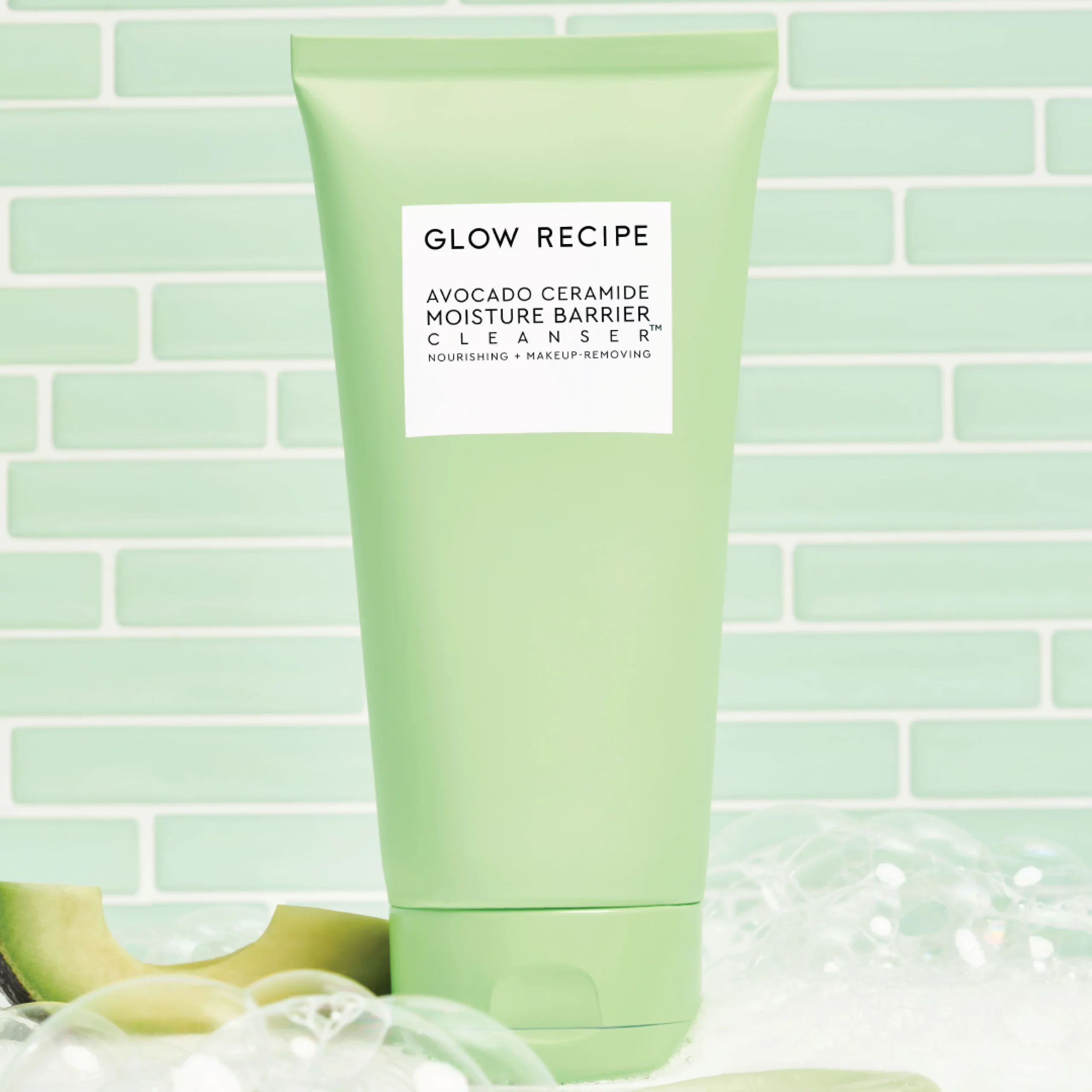 پاک‌کننده مرطوب‌کننده آووکادو گلو رسیپی |  Glow Recipe Avocado Ceramide Moisture Barrier Face Cleanser