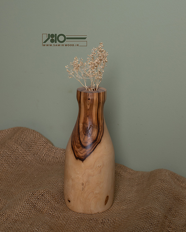 گلدان چوبی 00722