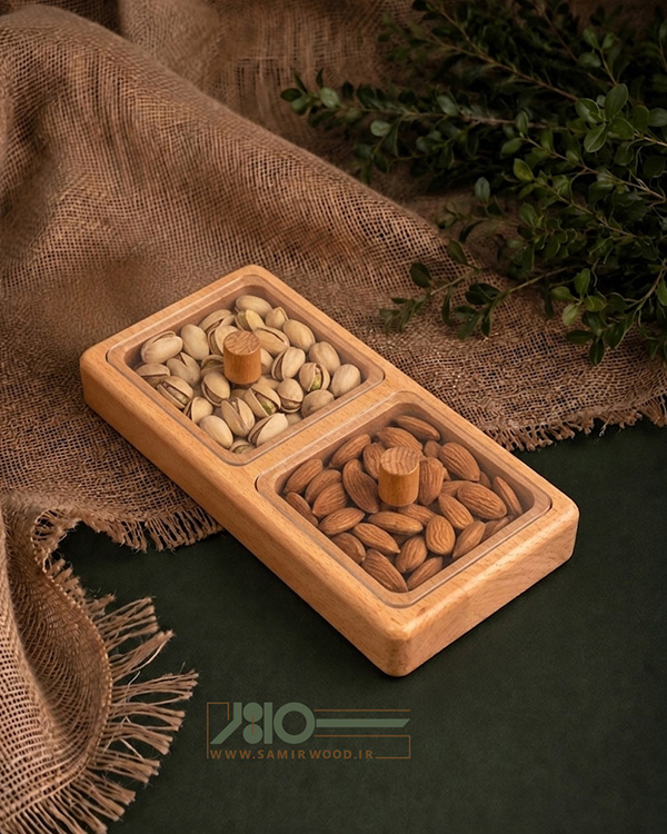 اردو خوری چوبی درب دار 00749