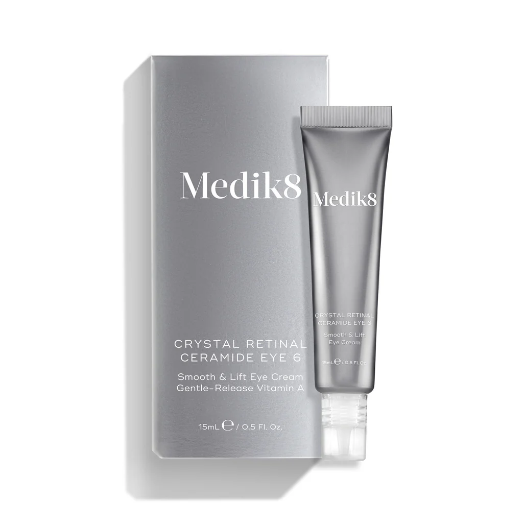 رتینول دور چشم جوانساز و روشن کننده مدیک ایت | Medik8 Crystal Retinal Ceramide Eye