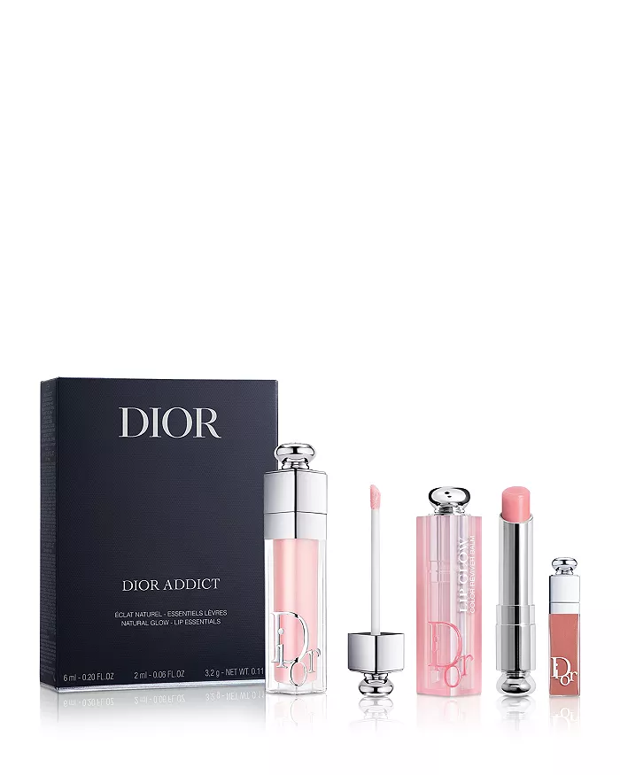 پک لیپ گلاس و بالم لب دیور | Dior Addict Natural Glow Set