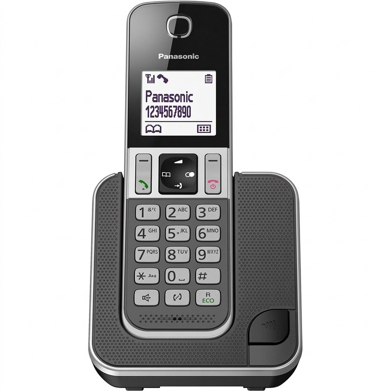 تلفن بی‌سیم پاناسونیک مدل KX-TGD310 - مشکی