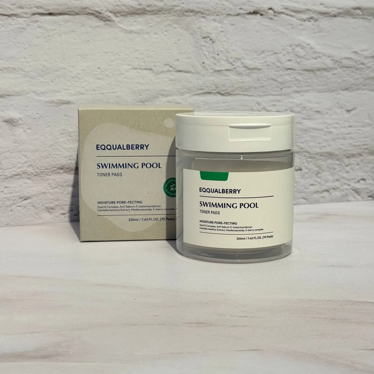 پد تونر آبرسان و تسکین دهنده اکوال بری EQQUALBERRY Swimming Pool Toner Pads