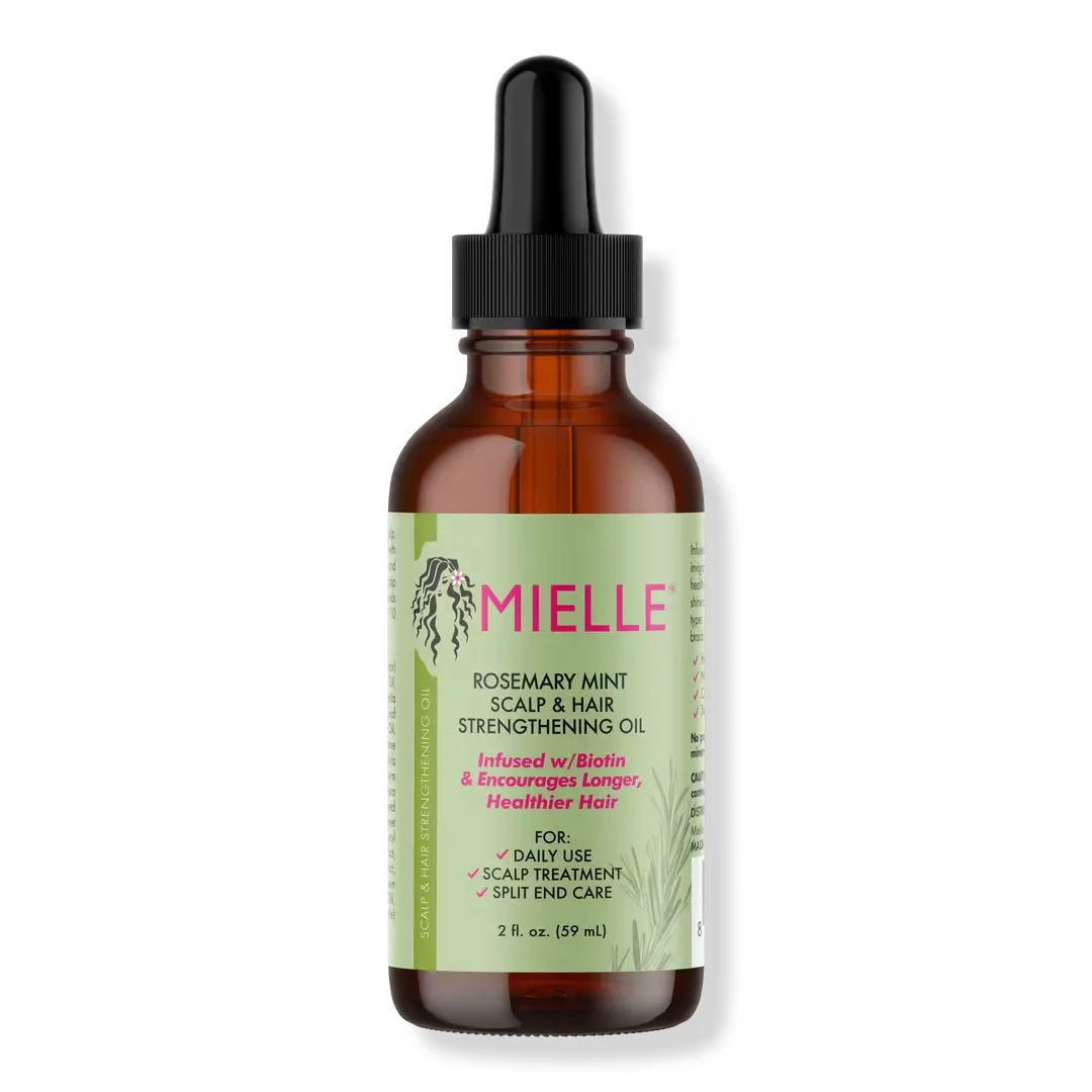 روغن تقویت کننده پوست سر و مو نعناع رزماری ارگانیک میله | Mielle Organics Rosemary Mint Scalp And Hair Strengthening Oil