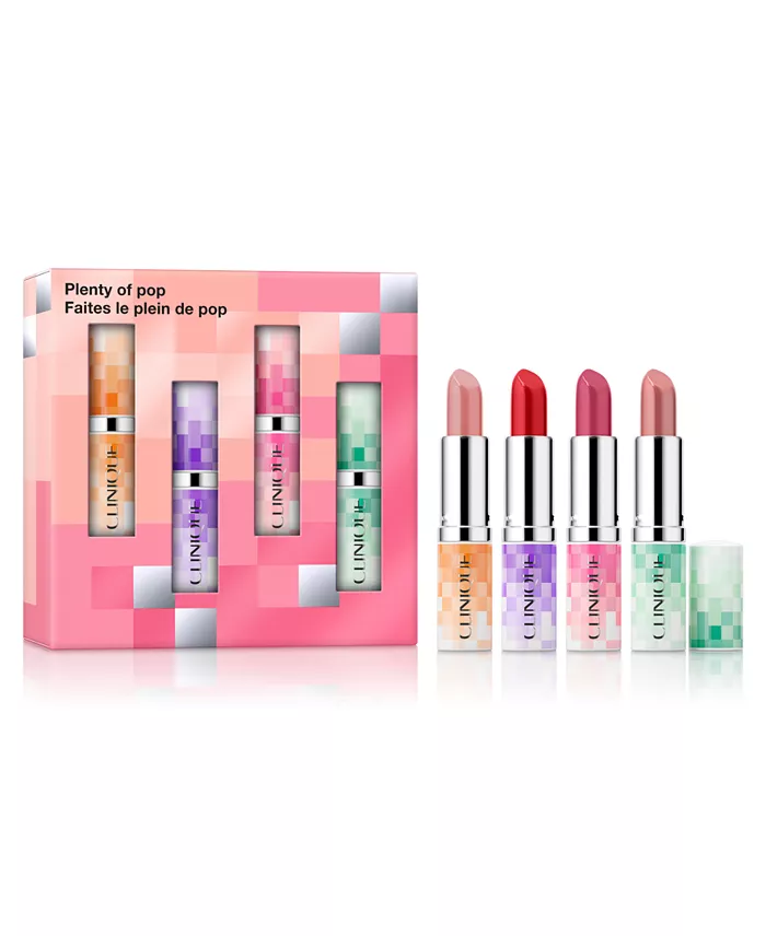 ست رژ لب پرایمر دار کلینیک‌ | Clinique Plenty of Pop Lipstick Set