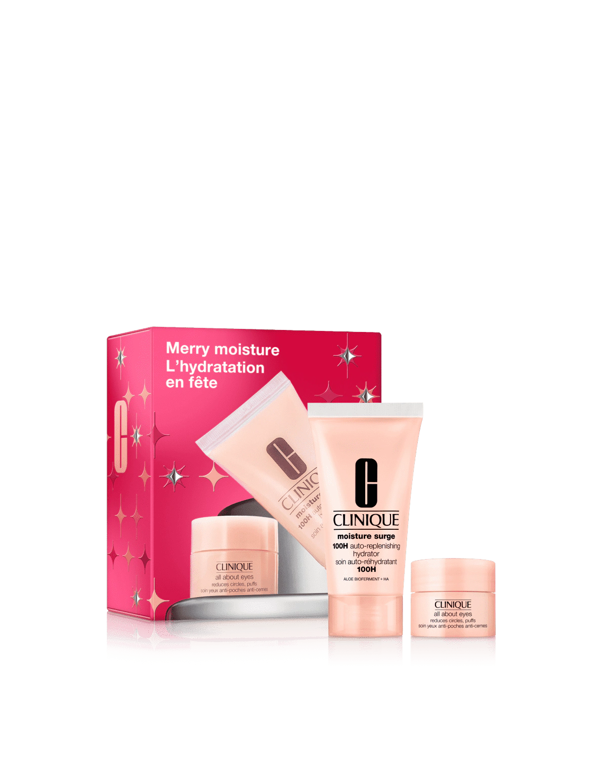 پک محصولات آبرسان مویسچر سرج کلینیک‌ | Clinique Moisture Surge Hydration Duo For Skin In A Gift Box