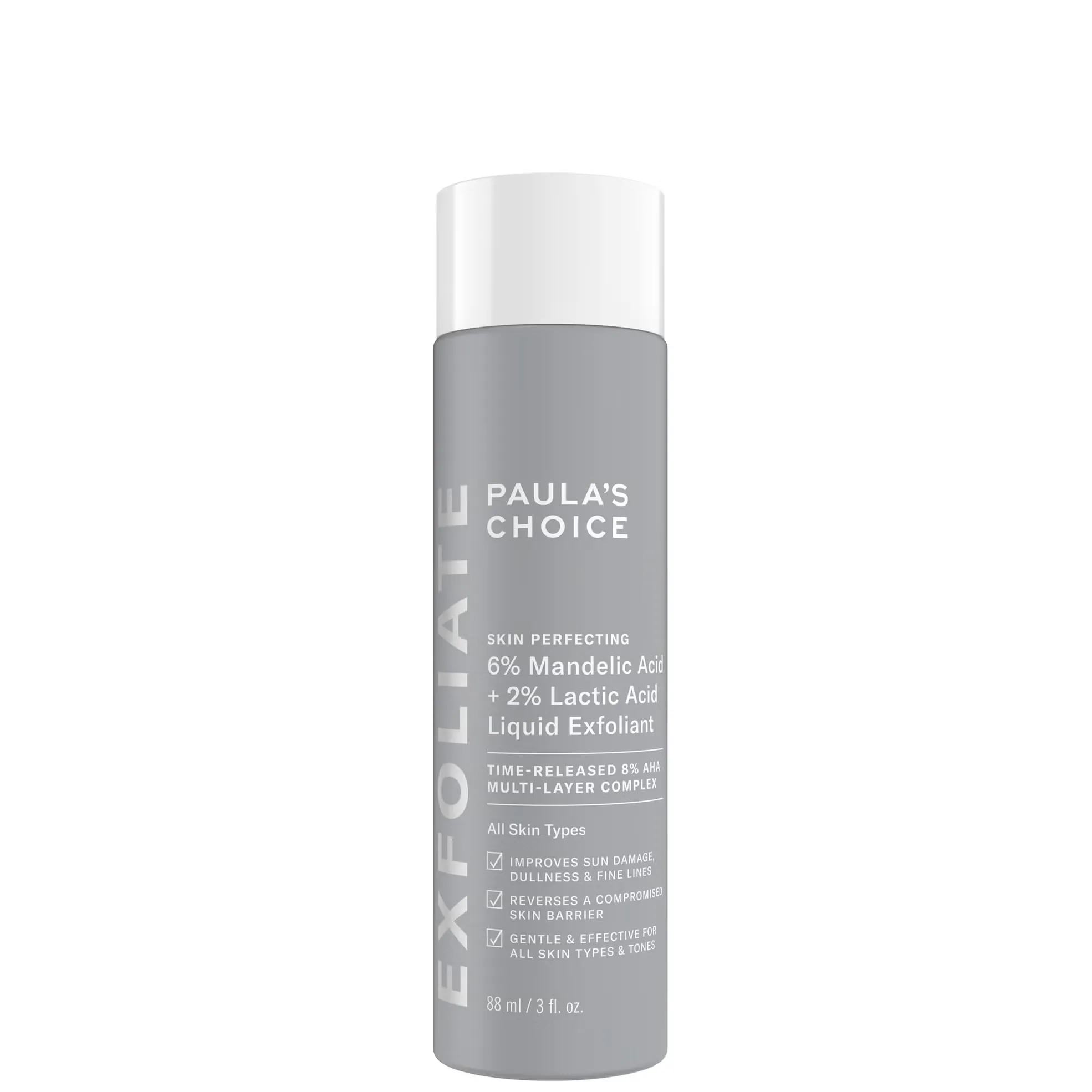 سرم لایه بردار مندلیک و‌ لاکتیک اسید پائولاز چویس | paulas Choice 6% Mandelic Acid + 2% Lactic Acid Liquid Exfoliant