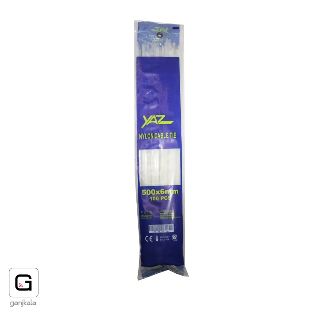 بست کمربندی 50 سانت سفید 6*500 یاز