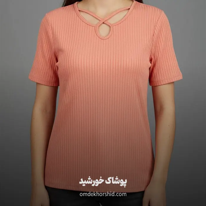 تیشرت یقه ضبدری