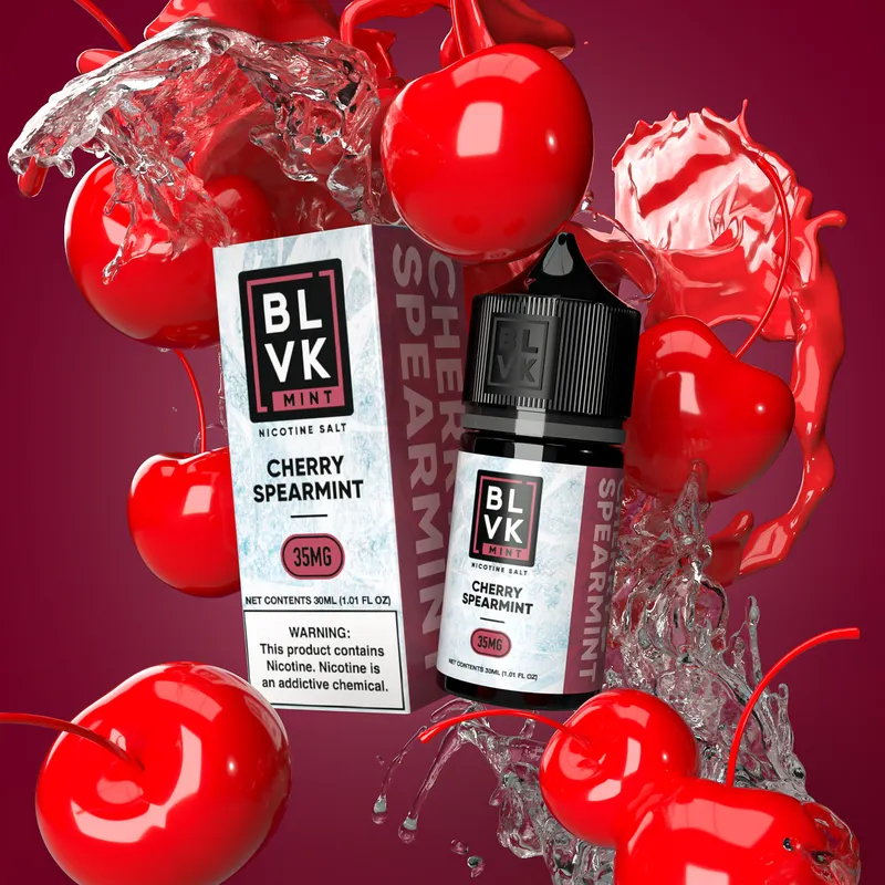 سالت بی ال وی کی گیلاس نعنا | BLVK CHERRY SPEARMINT SALT