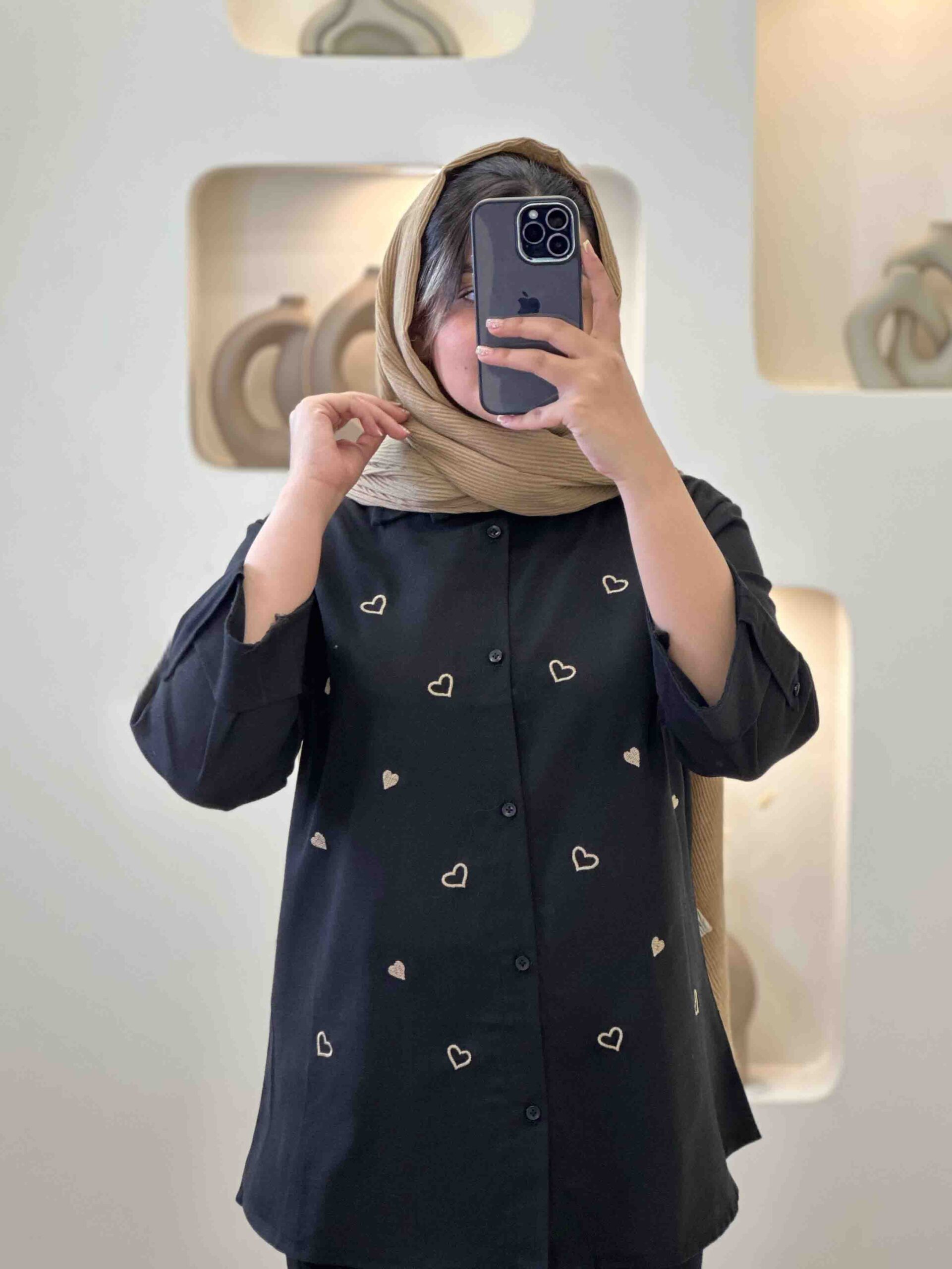 شومیز خرجکار قلب لنین-10234