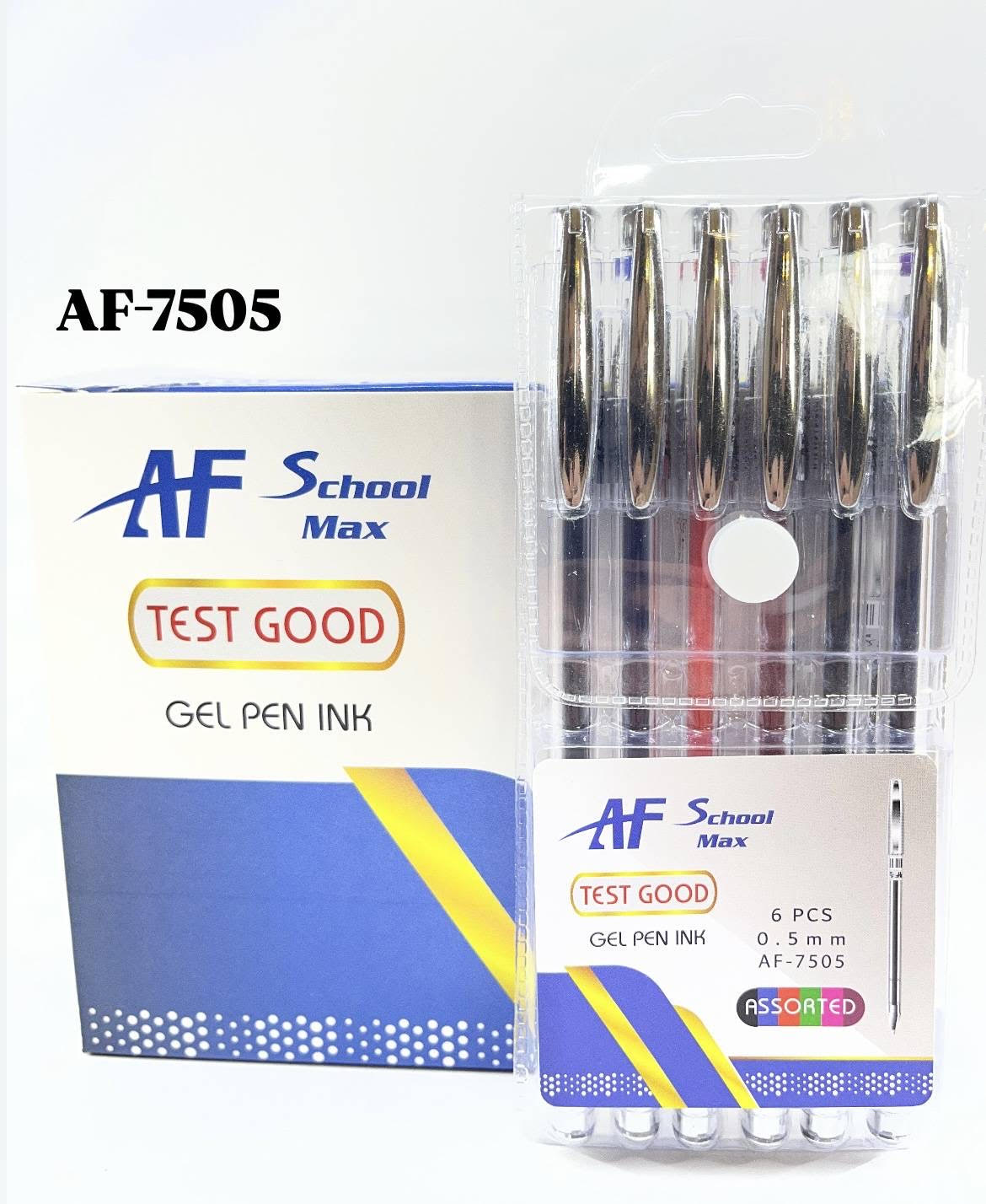 خودکار کیفی 6 رنگ تست گود اسکول مکس کد 7505