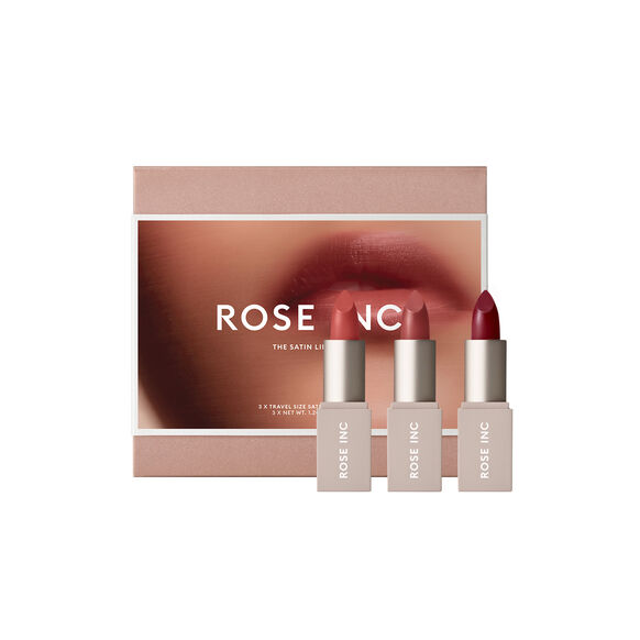 پک رژ لب رز اینک | Rose Inc The Satin Lip Trio
