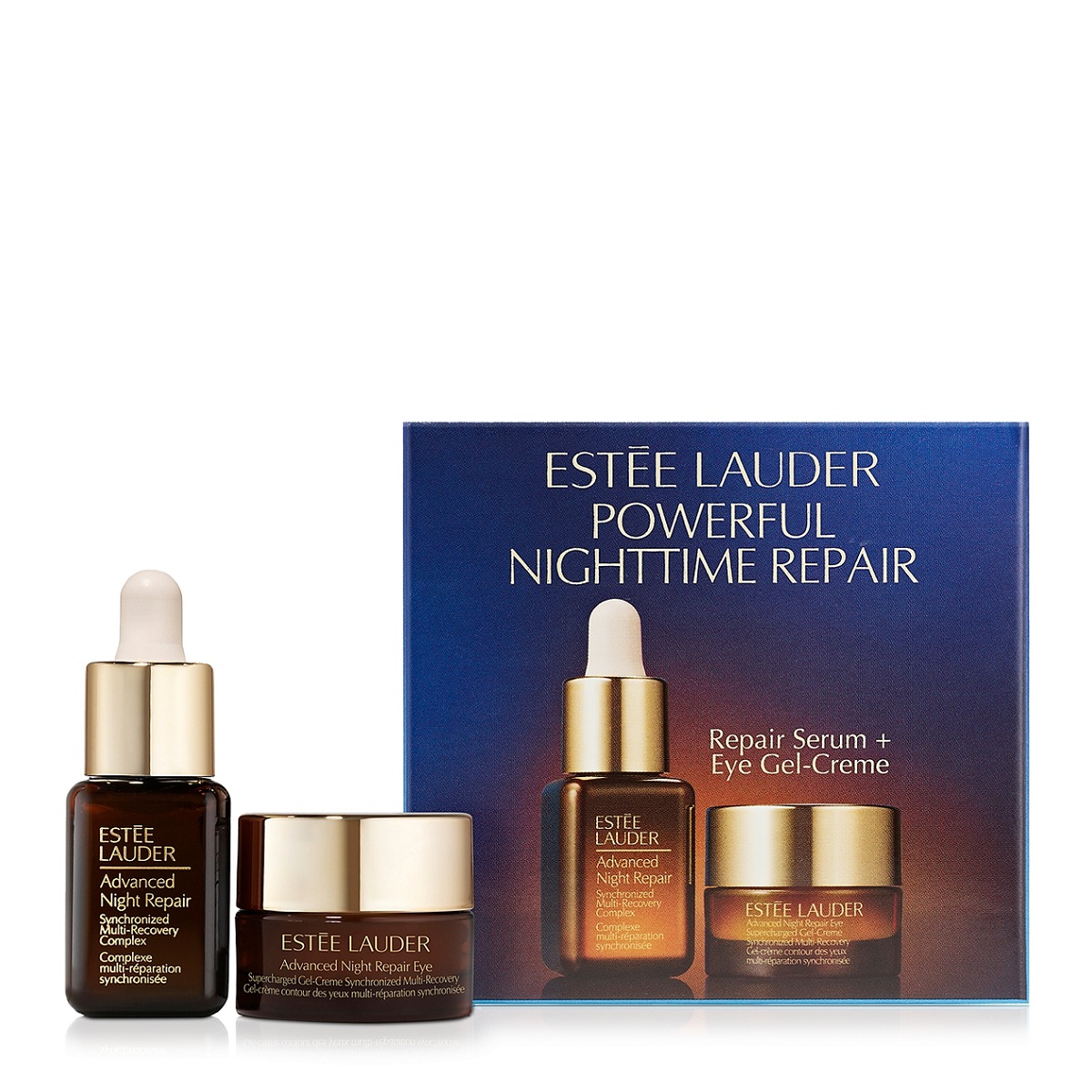 سرم ترمیم کننده و کرم شب دور چشم استی لادر | Estee Lauder Powerful Nighttime Repair
