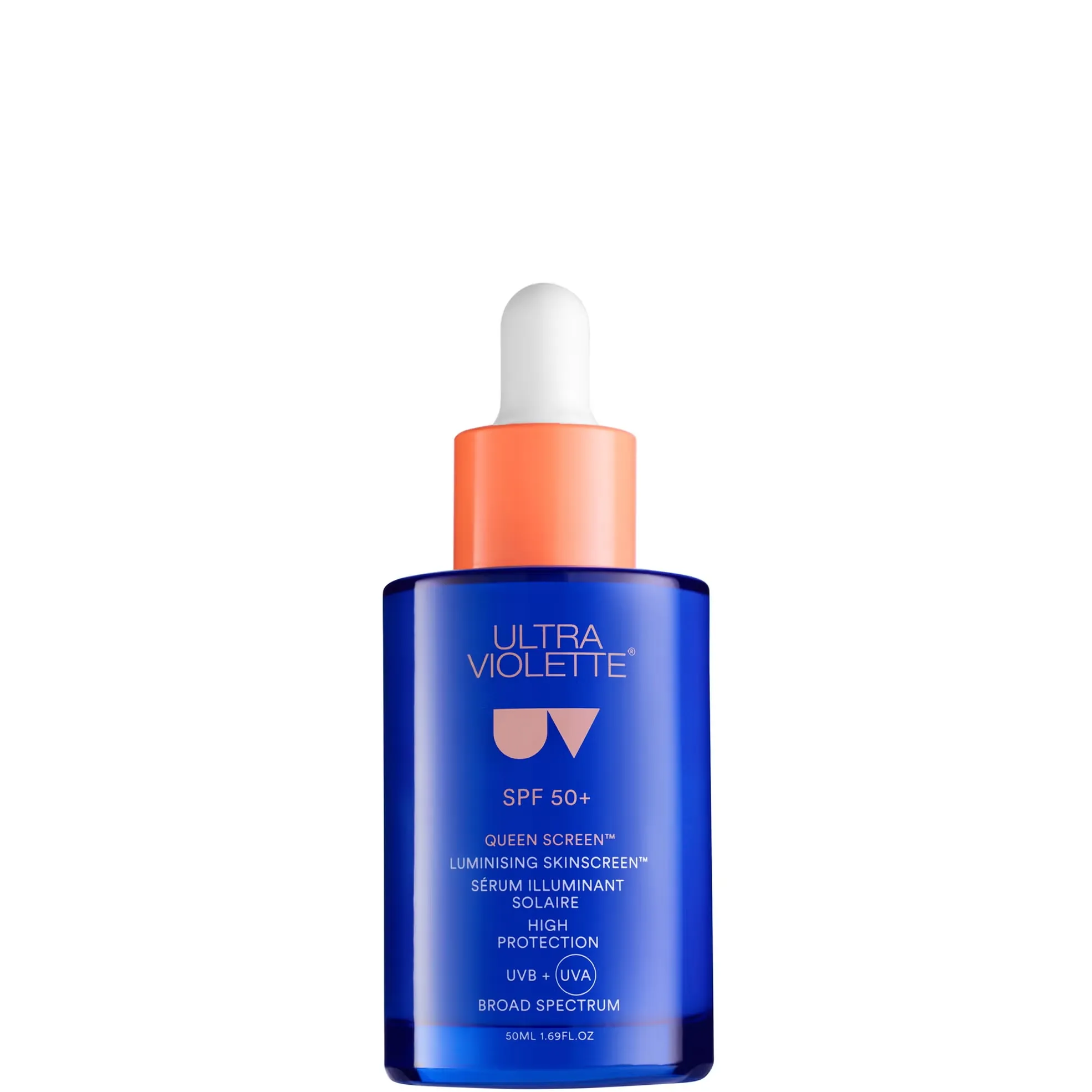 سرم روشن‌ کننده ضد آفتاب کویین اسکرین SPF 50 اولترا ویولت | Ultra Violette Queen Screen Luminising Serum SPF 50+ Skinscreen