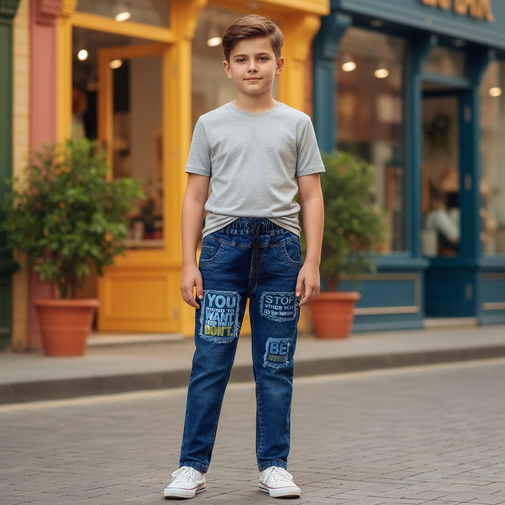 شلوار پسرانه 3تکه سایز65تا90 کد2006027
