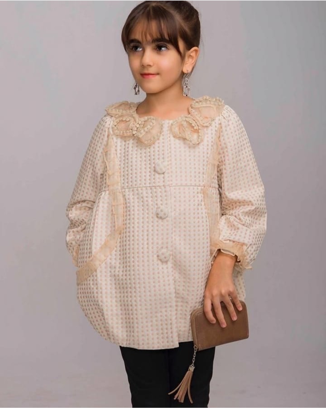 کت دخترانه گلدار وارداتی milcolla سایز 90تا160 کد1001007