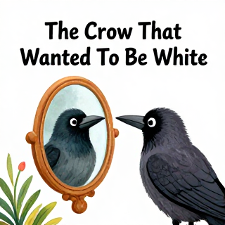 THE CROW THAT WANTED TO BEWHITE