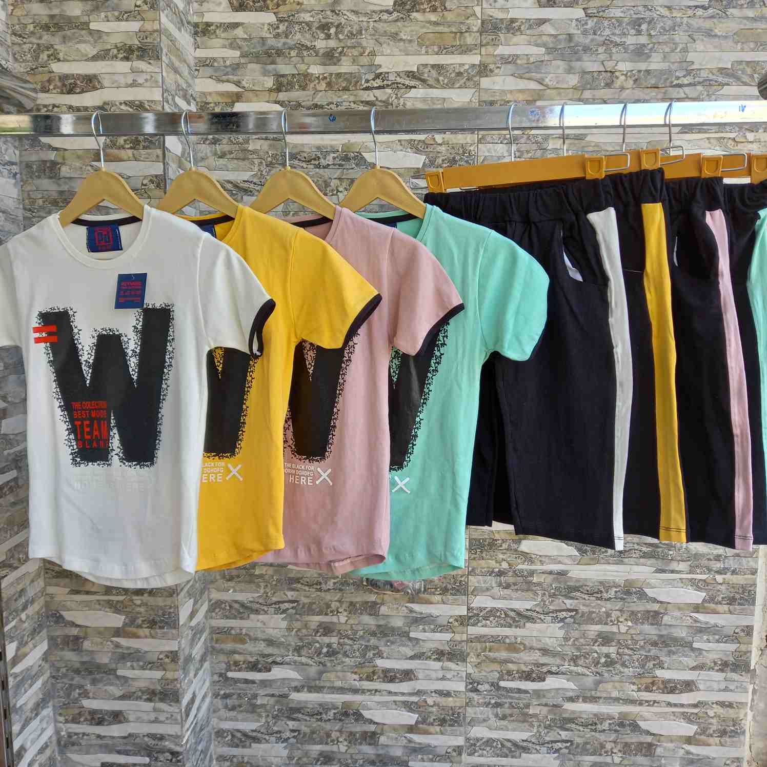 تیشرت شلوارک پسرانه W سایز 50تا65 کد 2005020