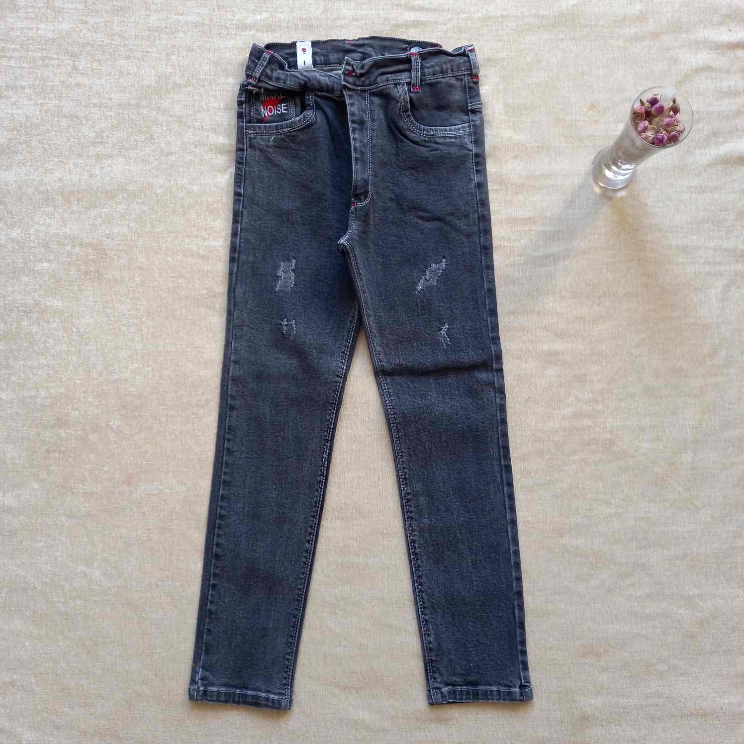 شلوار پسرانه اسکینی جین سایز 80تا105 کد2006086