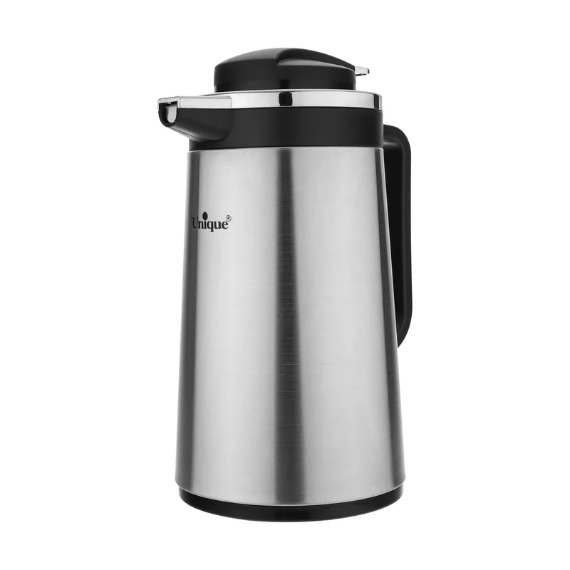 فلاسک یونیک مدل UN-1802 ظرفیت ۱ لیتر استیل شیشه دار