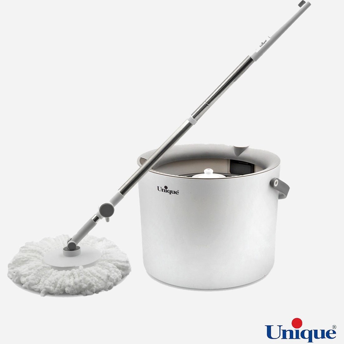 ست سطل و تی یونیک مدل UN-2550 با ۲ کفی